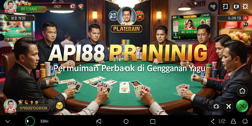 Tampilan seru gameplay poker di API88 dengan grafis yang menarik.