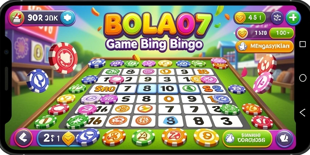 Gameplay BOLA07 dengan suasana Bingo yang meriah dan interaktif.