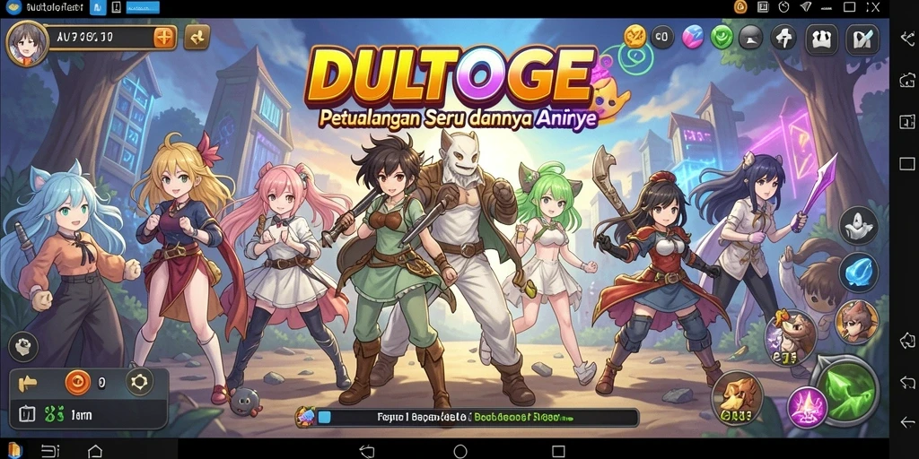 Tampilan gameplay DULTOGEL yang menawan dan penuh aksi.