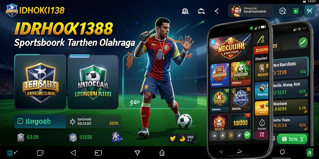 Tampilan menarik dari gameplay aplikasi Sportsbook IDRHOKI138.