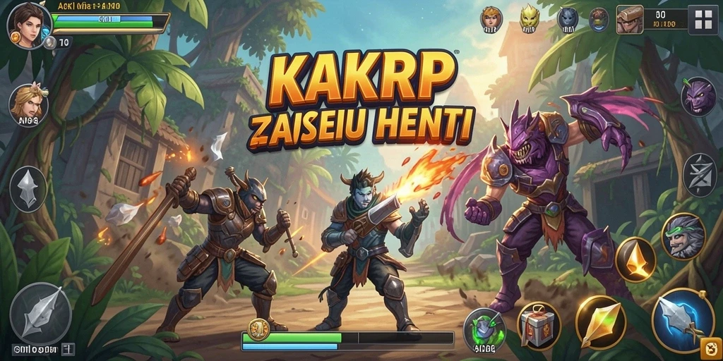 Gambaran gameplay KAKRP yang memukau dan penuh aksi.