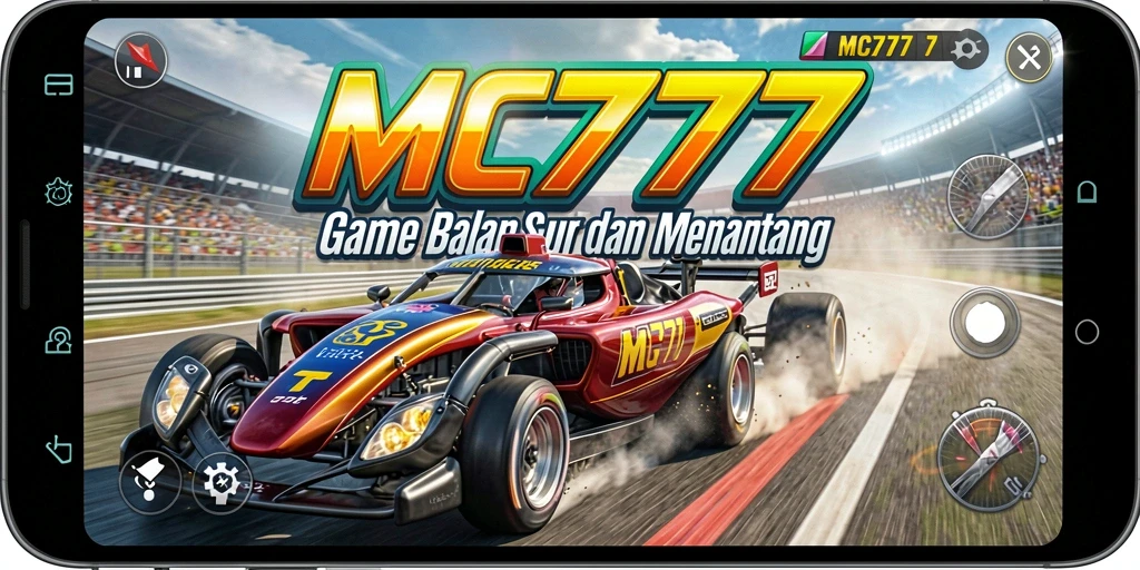 Gameplay balap seru di MC777 dengan grafis memukau.