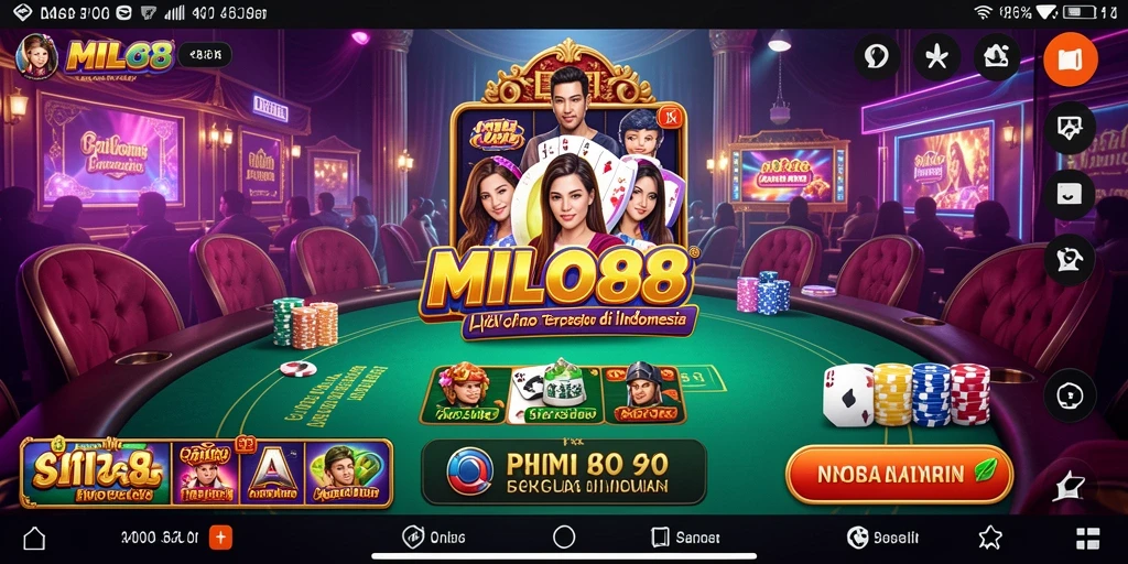 Tampilan gameplay menarik dengan interaksi dealer dalam aplikasi Live Casino.