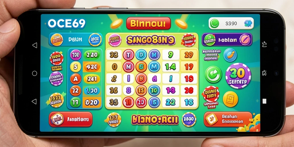 Screenshot gameplay OCE69 yang menampilkan keseruan bermain Bingo.