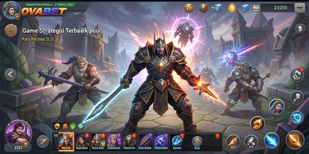Tampilan gameplay menarik dari OVABET yang penuh strategi.