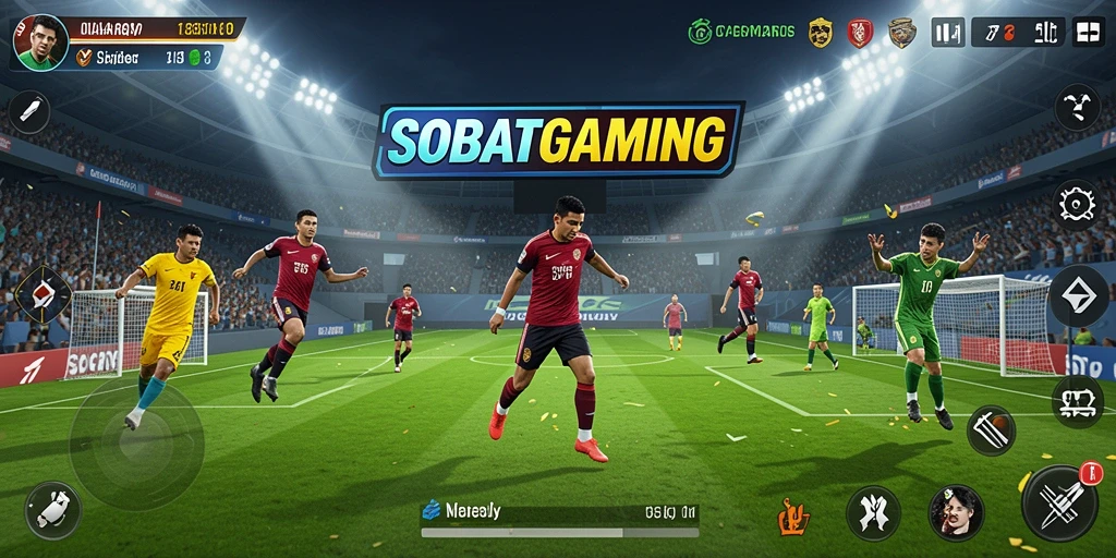 Tampilan gameplay SOBATGAMING yang mengasyikkan di lapangan.
