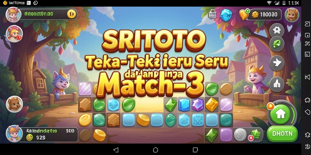 Tampilan gameplay SRITOTO yang penuh warna dan menantang.