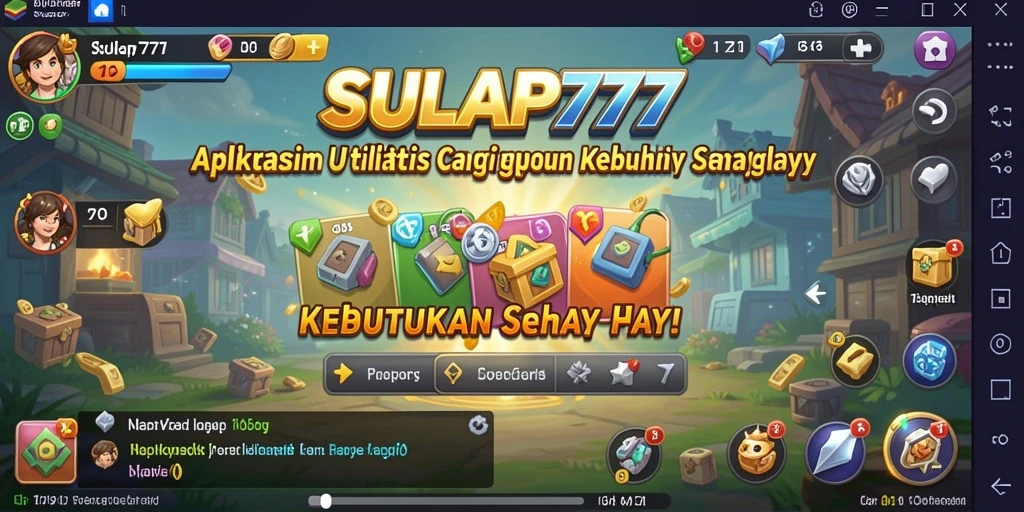 Tampilan antarmuka pengguna SULAP777 yang intuitif dan efektif.