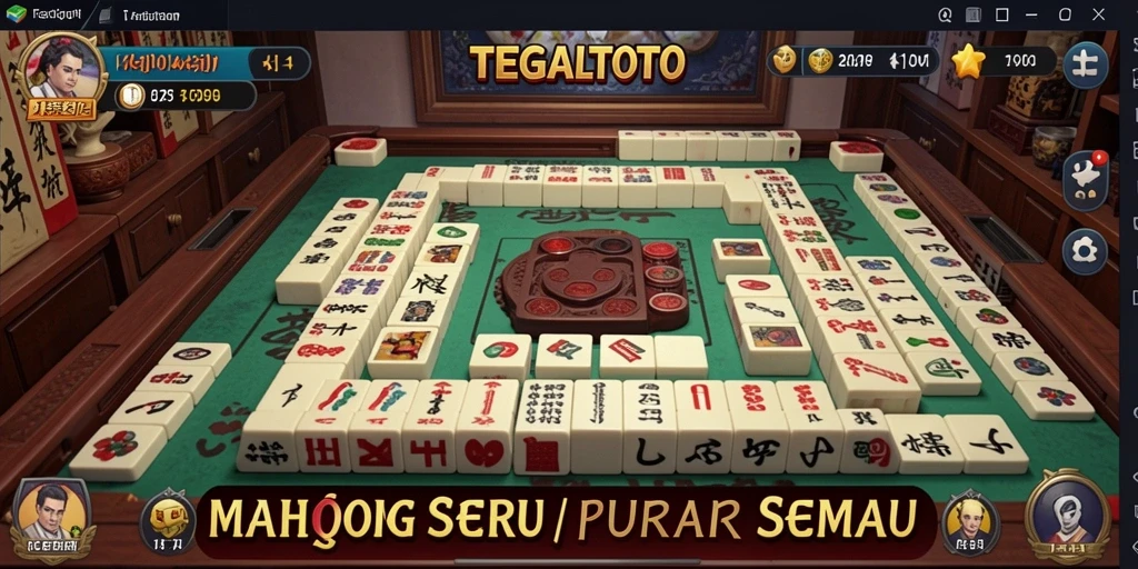 Screenshot gameplay TEGALTOTO yang menampilkan suasana permainan Mahjong.